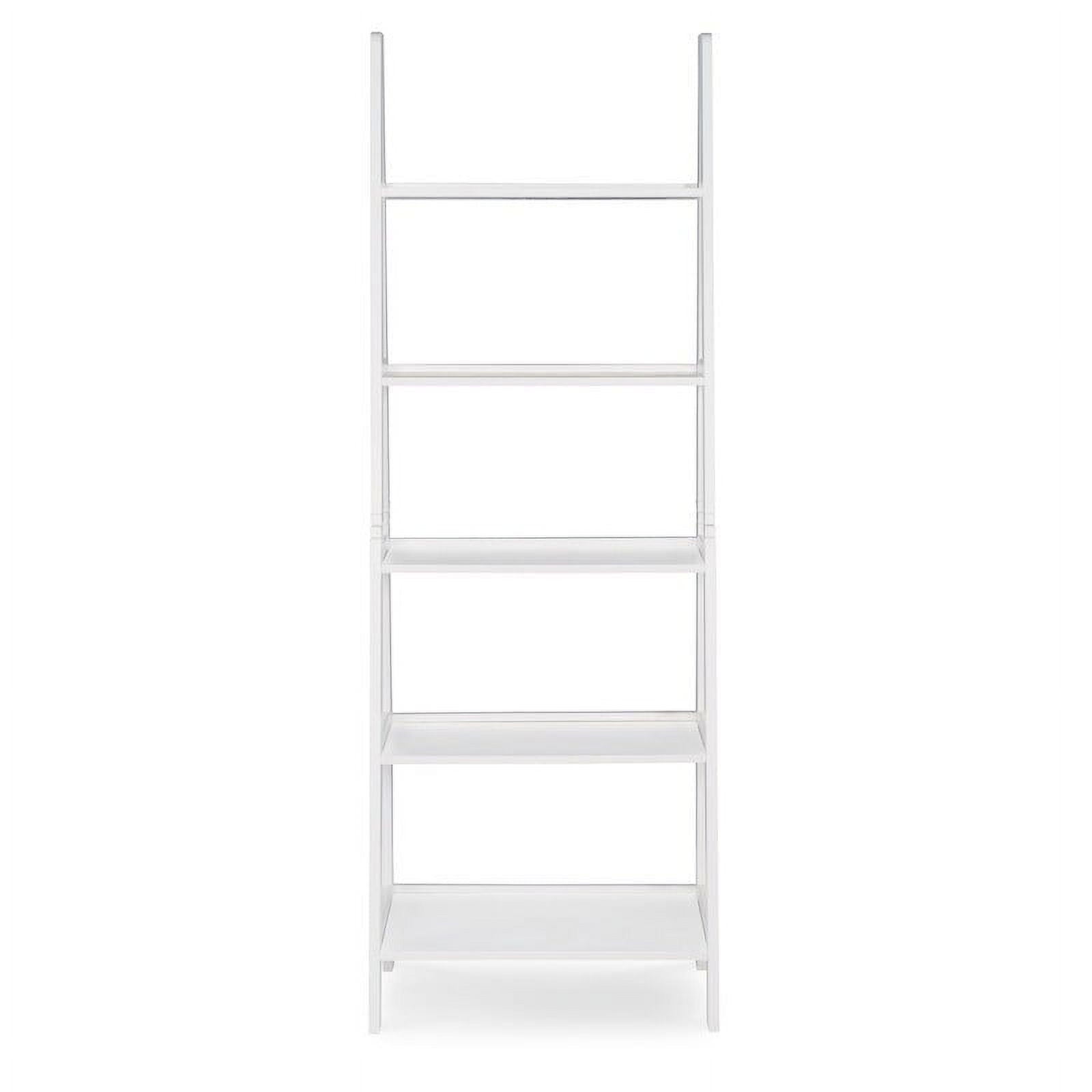 Linon Freya 5-tier Ladder Bookshelf Black
