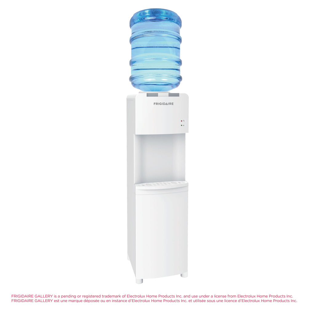 Frigidaire, Top Loading Hot and Cold Water Dispenser, White