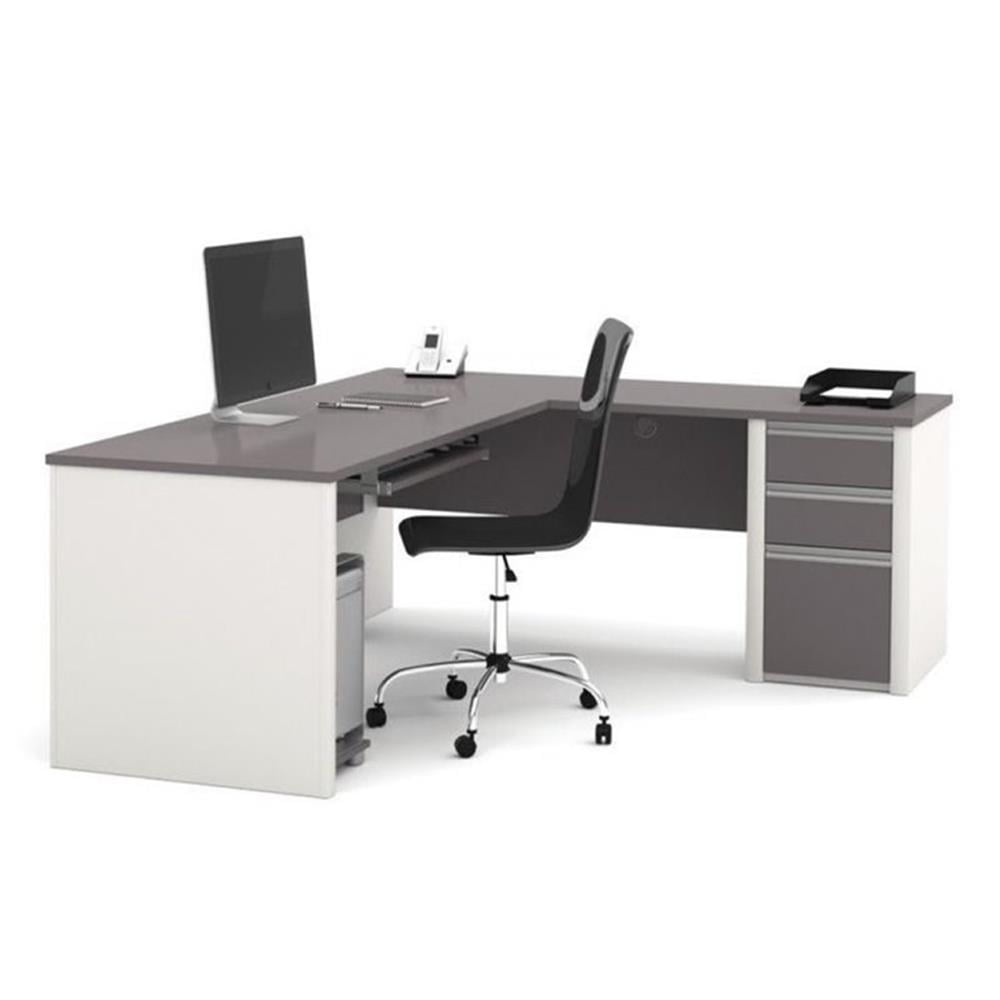 Bowery Hill L-Shaped Desk in Sandstone