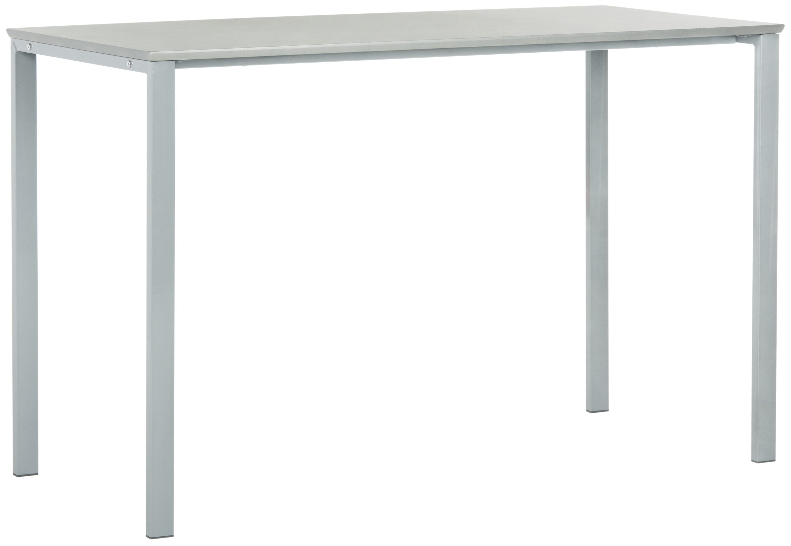 SAFAVIEH Dalit 47" Modern Glam Solid Writing Desk, Grey