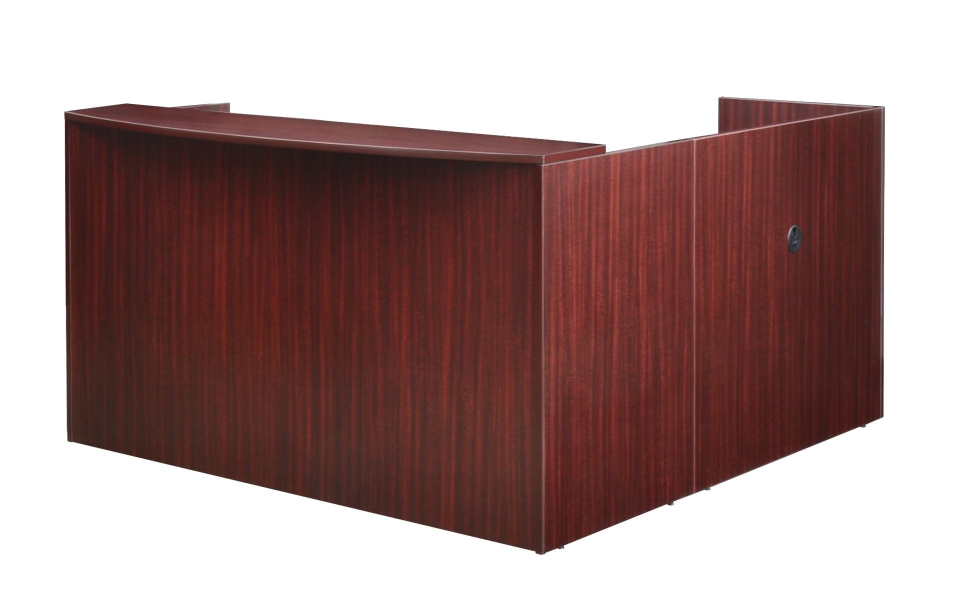 Regency Legacy Double Full Pedestal Reception Desk- Mahogany