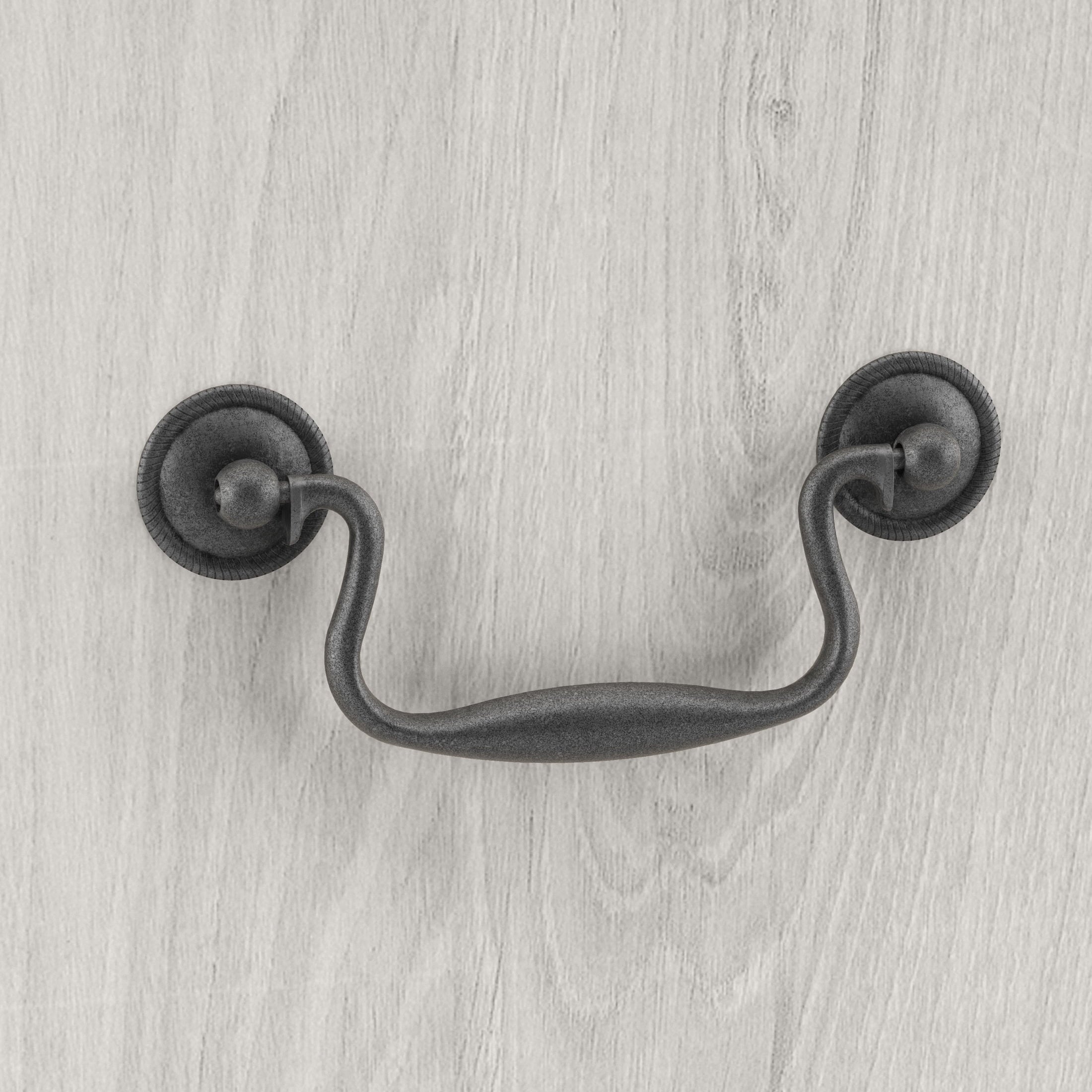 Bush Furniture Saratoga L Shaped Computer Desk with Drawers in Linen White Oak