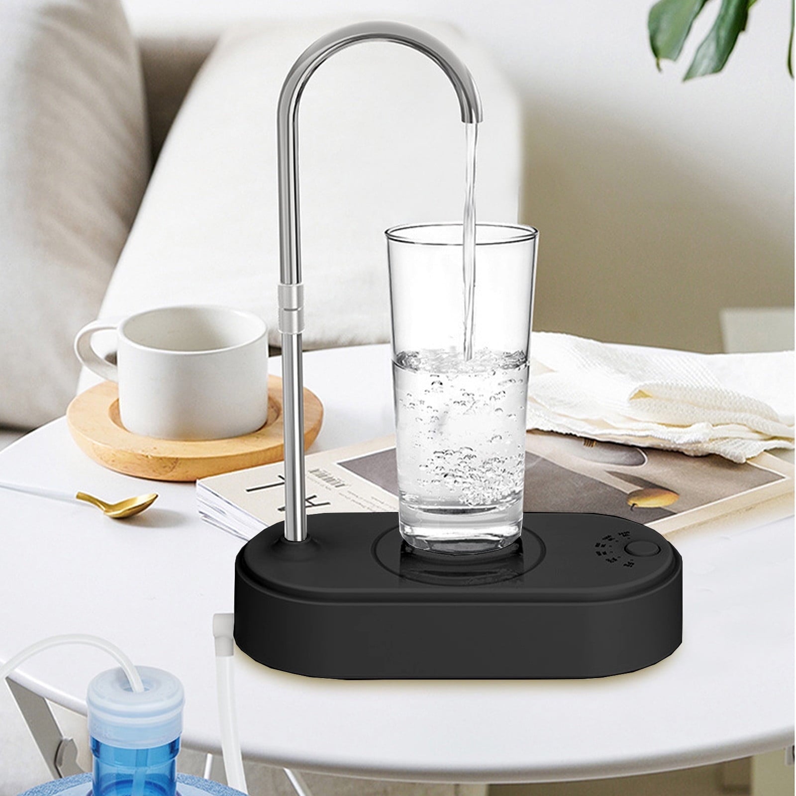 Tray Charging Pure Water,Automatic Touchless Water Dispenser Electric Bottleless Countertop