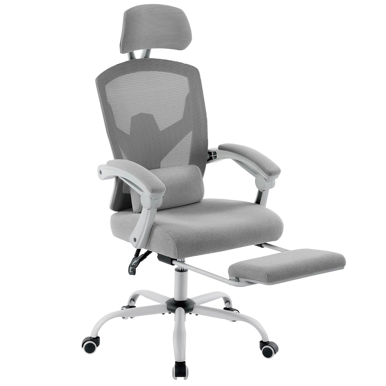 CONCETTA Mesh High Back Ergonomic Office Chair with Lumbar Support - Grey