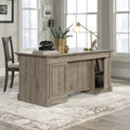 Sauder Palladia Executive Desk, Split Oak Finish