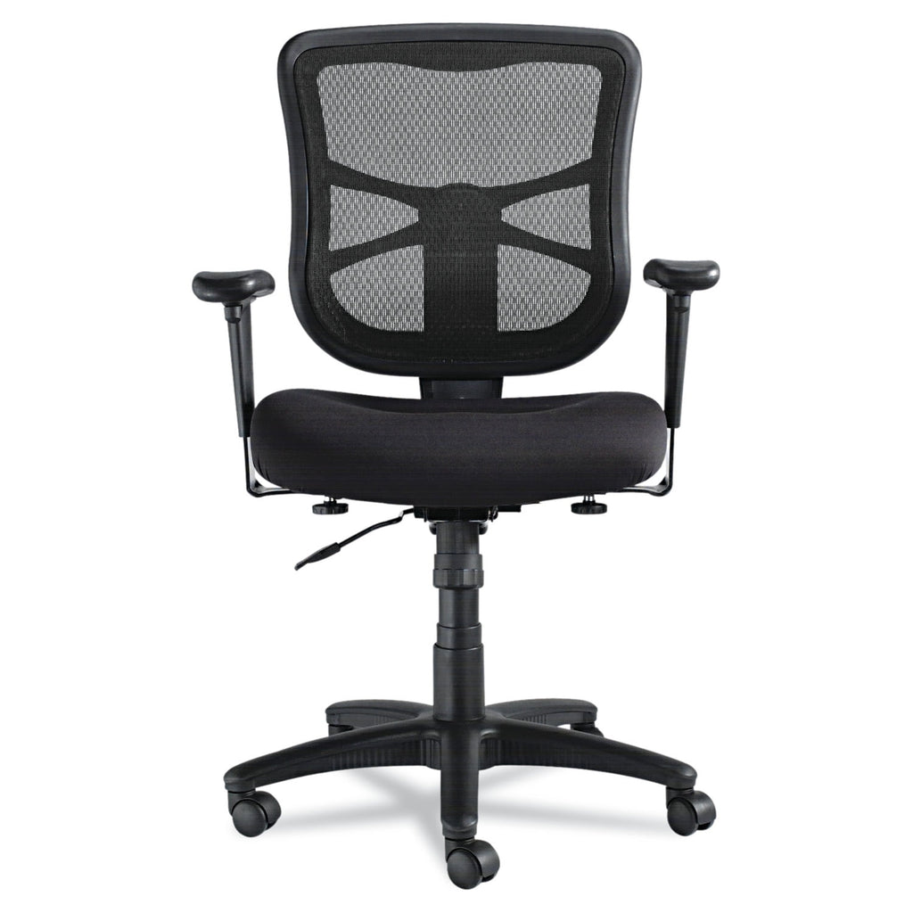 Alera Elusion Series 275 lb. Mid-Back Mesh Task Office Chair - Black