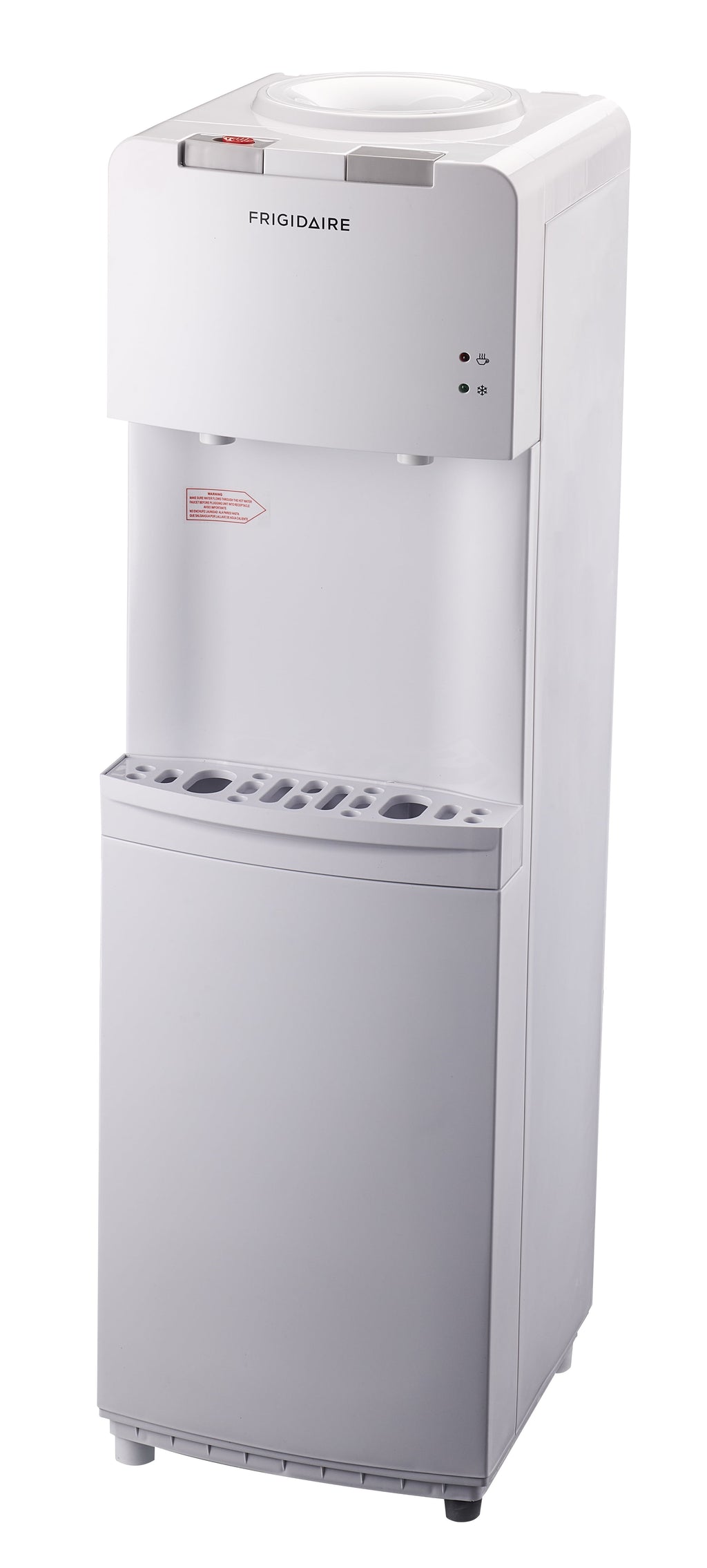 Frigidaire, Top Loading Hot and Cold Water Dispenser, White