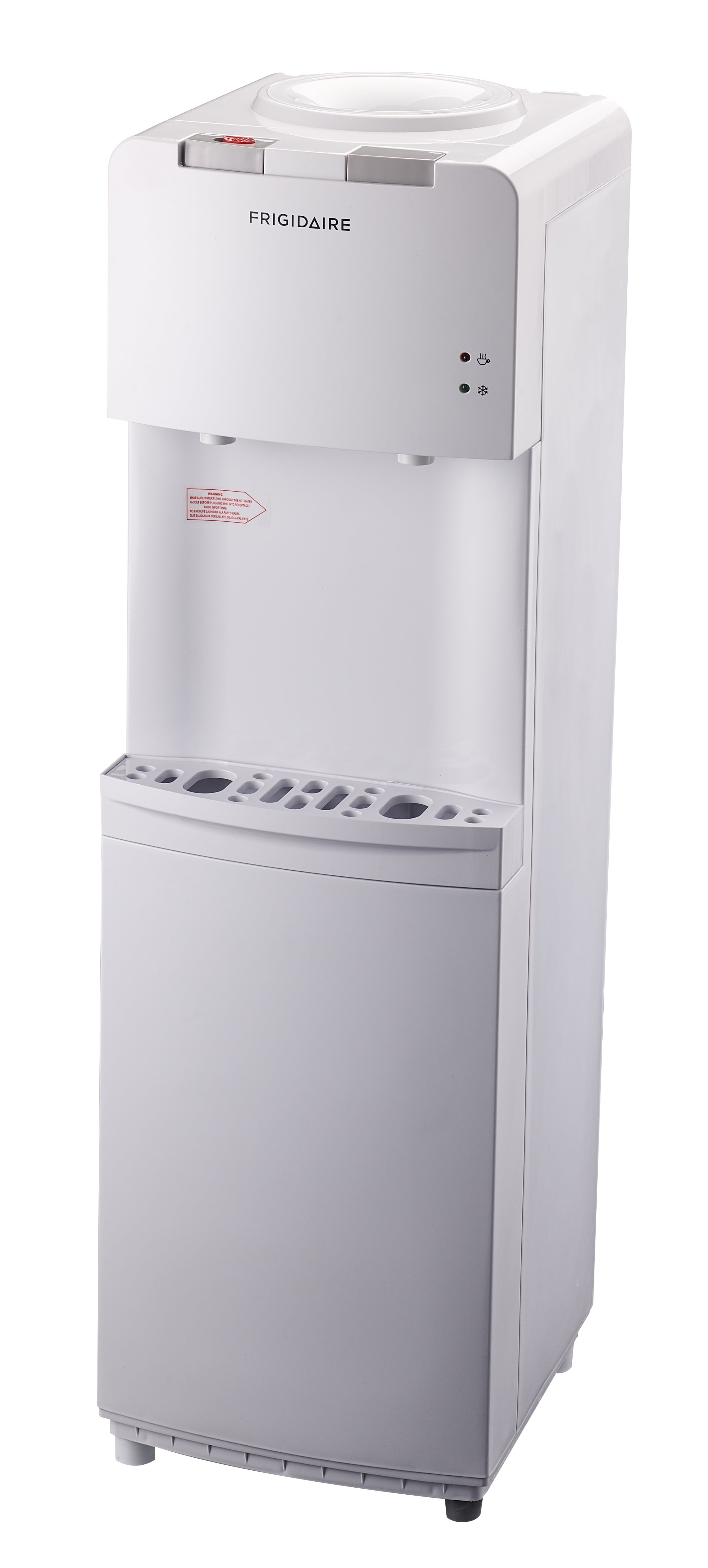 Frigidaire, Top Loading Hot and Cold Water Dispenser, White