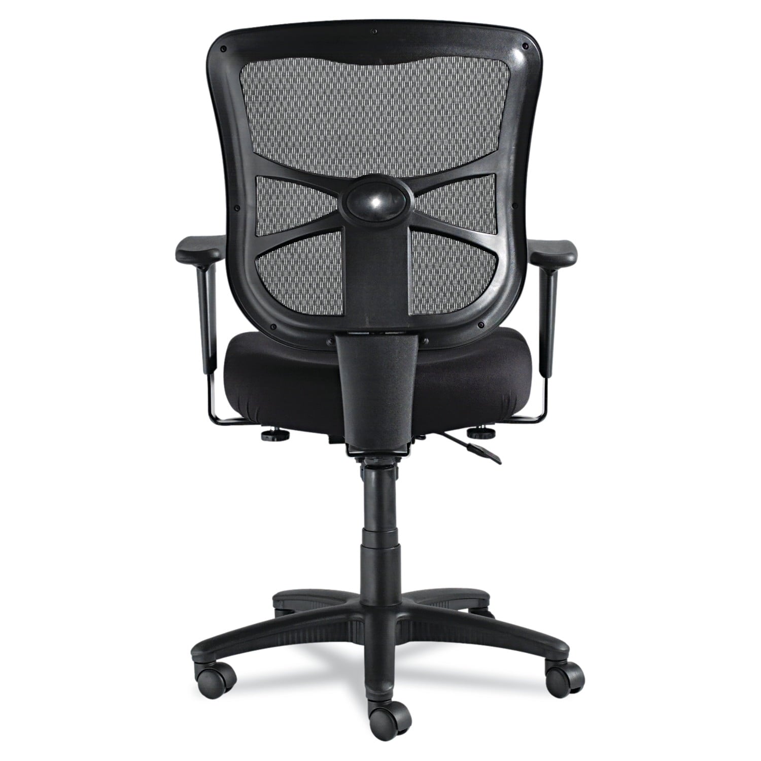 Alera Elusion Series 275 lb. Mid-Back Mesh Task Office Chair - Black